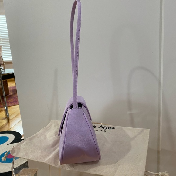 For the Ages Lavender Moire Baguette - Picture 2 of 5